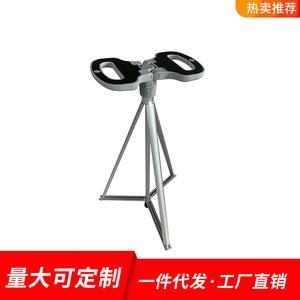 Canne pliante multifonctionnelle en alliage d'aluminium, à quatre pieds, légère, antidérapante, pour personnes âgées - Product Image 5