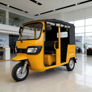 Motocyclette à trois roues à essence avec side-car, carrosserie ouverte, motorisée, 250cc, certifiée CEE, 4 passagers - Product Image 1