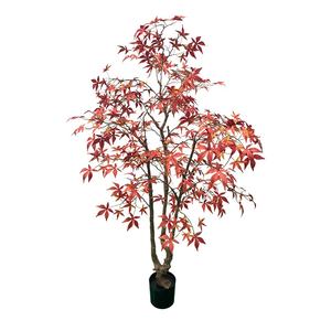 Bonsái <span class=keywords><strong>de</strong></span> plástico <span class=keywords><strong>de</strong></span> árbol <span class=keywords><strong>de</strong></span> simulación <span class=keywords><strong>de</strong></span> <span class=keywords><strong>arce</strong></span> <span class=keywords><strong>rojo</strong></span> para decoración del hogar al por mayor con decoración <span class=keywords><strong>de</strong></span> suelo en maceta <span class=keywords><strong>de</strong></span> hojas falsas y adorno <span class=keywords><strong>de</strong></span> ventana - Product Image 2