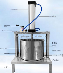 304 Stainless Steel Hydraulic Press Machine for Fruit Vegetable <b>Juice</b> Apple Cider Grape Wine Making - Product Image 4