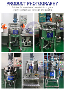 Customized 60L 100L 200L Homogenizer High Shear Mixer Tank Silverson Mixer Homogenizer Machine To Make Detergent Alcohol Gel - Product Image 2