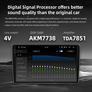 FYT 7870 layar QLED mobil, kepala Unit Radio GPS mobil Universal 2DIN 9 10 inci, sistem Multimedia mobil <span class=keywords><strong>Android</strong></span> 13 DSP WIFI 4G layar QLED 12 + 256GB - Product Image 5