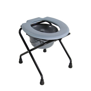 Hjk C897 <b>Commode</b> <b>Chair</b> With Bucket Portable Toilet For Elderly Disabled Pregnant Women Lightweight Foldable Home Use - Product Image 4