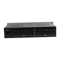 Boîtier de contrôle en aluminium 2U de 19 pouces pour rack, châssis d'amplificateur audio, boîtier métallique, panneau vierge, tiroir de montage d'équipement