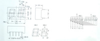 Layar LED 7 Segmen 2 Digit 0,28 Inci Warna Hijau Tipis Kecerahan Tinggi untuk Modul Indikator Peralatan Elektronik Mini Pintar