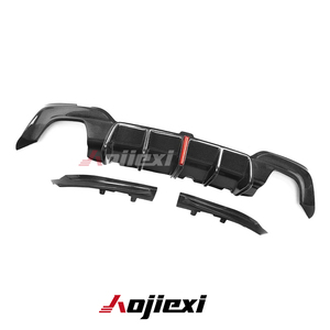 Diffusore Posteriore in Vera Fibra di Carbonio per BMW Serie 3 G20 <span class=keywords><strong>G21</strong></span> Pre Lci 2019-2022 M Sport, Splitter Paraurti Posteriore - Product Image 2