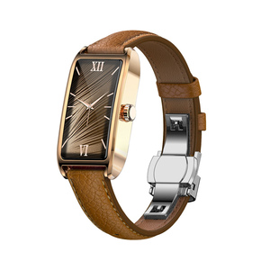 Montre connectée unisexe Stahub avec écran tactile AMOLED, étanche IP68, connectivité cellulaire, autonomie de 5 à 10 jours, bracelet en cuir - Product Image 2