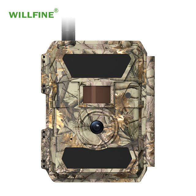 Willfine 4G Trail Camera SMTP FTP 32MP 1080P IP66 Waterproof Wildlife Monitoring Night Vision PIR Trigger Cellular Trail Camera