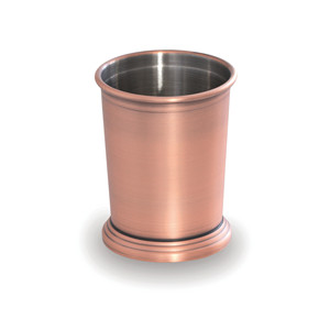 Bicchiere Julep in Acciaio Inossidabile con Finitura Rame 12 Oz per Cocktail - Product Image 1