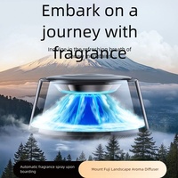 Diffuseur d'Aération Personnalisé de Luxe, Flacon Intelligent, Désodorisant de Voiture, Aromathérapie, Parfum Océanique Fait Main avec Machine à Drift