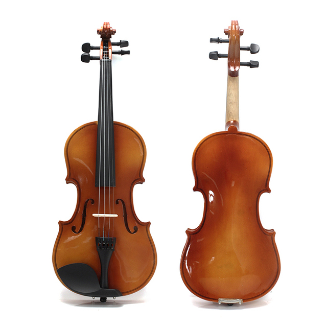 High Quality Wholesale 4/4 Full Size Student Violin Cheap Plywood Violin with Accessories