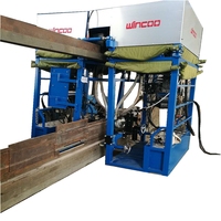 Machine de soudure horizontale de scie de couture de réservoir de rendement élevé avec l'alimentation d'énergie de LINCOLN