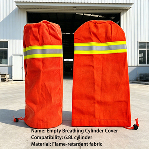 Sac de transport pour bouteille d'air SCBA ignifuge, durable, recyclable et flexible, 6,8 L, manchon de protection pour réservoir de gaz de lutte contre les incendies marins - Product Image 1