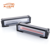 Lumière rouge jaune bleu Orange voiture camion LED COB Flash stroboscopique clignotant Grille d'avertissement lumière/DRL barre lumineuse de conduite d'urgence