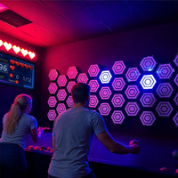 Mur de jeu interactif commercial de frappe au ballon pour les parcs de sport intérieurs et le divertissement