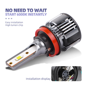 50W 6000K LED H1 H4 <span class=keywords><strong>H7</strong></span> phare de voiture antibrouillard 12V étanche CSP puce H11 <span class=keywords><strong>ampoule</strong></span> de phare LED 9005 9006 9012 L2 <span class=keywords><strong>Polo</strong></span> Silverado - Product Image 2