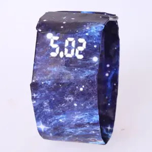 Best Cool Gifts Led Digital Paper Watch With Factory Price