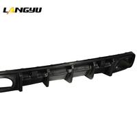 Pièce de modification de voiture Langyu séparateur arrière pièces de carrosserie en Fiber de carbone sèche lèvre de pare-chocs arrière pour Porsche Panamera 971 diffuseur arrière