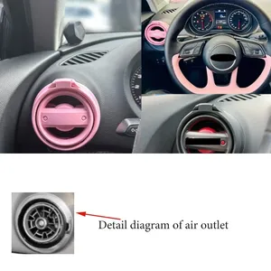 Support de tasse pliable pour climatisation de voiture, compatible avec les aérateurs, pour boissons et café, garniture intérieure - Product Image 2