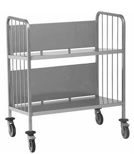 Étagère de transport d'ustensiles de cuisine professionnelle en acier inoxydable robuste, avec revêtement autonettoyant - Product Image 4