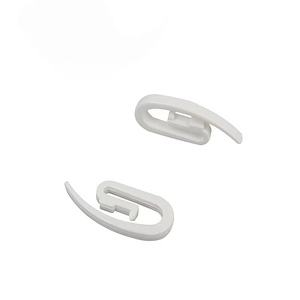 Ganci a S in Plastica Bianca XinLan, Accessori per Binari Tende, Vendita all'Ingrosso per Progetti di Ville e Hotel - Product Image 2