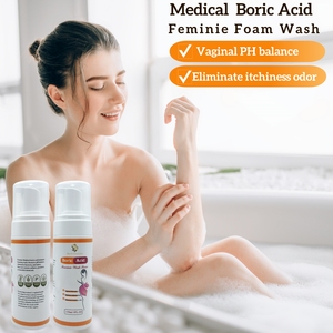 Espuma de lavado femenino Ácido bórico Alivio de infecciones por levaduras Limpieza vaginal y lavado de espuma Yoni refrescante - Product Image 2