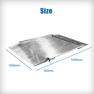 Thép không gỉ kiểm tra định lượng 1500kg 3000kg thép không gỉ Heavy Duty không dây công nghiệp tầng có trọng lượng quy mô - Product Image 2