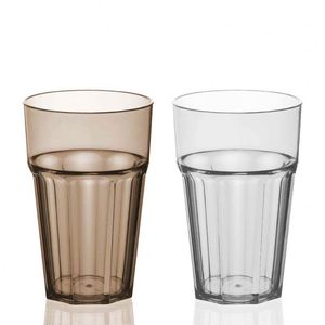 Vasos de Cerveza Octogonales de Plástico PS Transparente Personalizados con Logotipo Impreso a Color para Bebidas - Product Image 5
