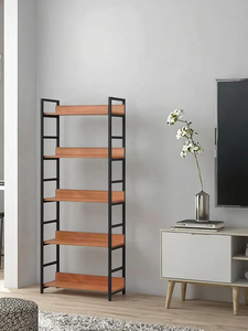 Estantería de madera maciza de estilo tradicional de alta calidad, nuevo diseño, muebles de biblioteca para el hogar, gabinete para el hogar, oficina, escuela, supermercado - Product Image 4