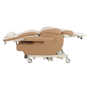 प्रीमियम पूर्ण रूप से चित्रित इलेक्ट्रिक डायलिसिस चेयर आईएसओ प्रमाणन 170 किलोग्राम भार क्षमता समायोज्य स्थिति सुरक्षा लॉक - Product Image 4