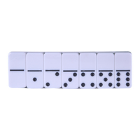 56 jouets de dominos à deux couleurs, jeu de famille de haute qualité, divertissement, nouveauté 2020