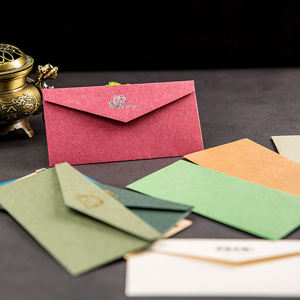 Carte de remerciement personnalisable avec logo, format vintage rétro, en papier kraft cartonné, estampage et gaufrage, recyclable - Product Image 3