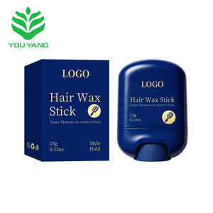 Cera para el Cabello Orgánica en Barra de 15g, Personalizable al por Mayor: Fijación Fuerte, Define los Bordes, Controla el Frizz, Refrescante y No Grasosa - Product Image 1