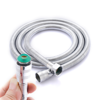 Tuyau de Douche Flexible en Acier Inoxydable DALEPU Moderne, Finition Chromée, Garantie 3 Ans, Modèle DLP9001 – Vente en Gros à Prix Abordable