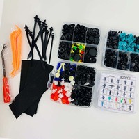 925 pièces de clips de fixation en plastique pour voiture, 26 tailles, kit de rivets de retenue à pression pour pare-chocs, garnitures de porte, panneaux et ailes