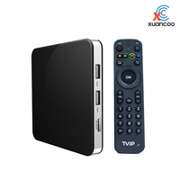 Boîtier TV 4K Linux Android Amlogic S905x Quad Core TVIP 605 avec 1 an de garantie