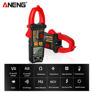 ANENG ST194 แคลมป์มิเตอร์ขั้นสูง ทรูอาร์เอ็มเอส มัลติมิเตอร์ จอแสดงผลดิจิตอล 6000 ค่า ความแม่นยำสูง วัดแรงดันไฟฟ้า 600V AC - Product Image 2