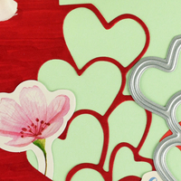 AAGU metallo taglio Die Scrapbook in rilievo Album carta d'invito decorazione cuore per il giorno di san valentino Scrapbook Craft taglio Die