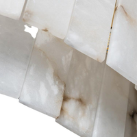 Lustre suspendu moderne nordique en marbre, design hôtelier, en laiton doré de luxe, simple et élégant, pour îlot de cuisine et décoration intérieure
