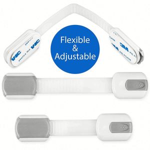 Wholesale Price Baby Proofing Kit <b>Locks</b> Plastic Protection Kids Safety <b>Lock</b> for Drawer Door Cabinet - Product Image 1