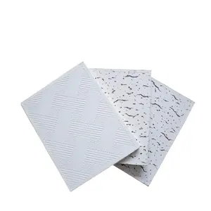 Carreaux de plafond stratifiés en PVC, 600x600, plaque de plâtre