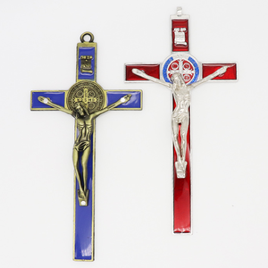 <strong>Christian</strong> Religious Jesus Saint St. Benedict Cross Pendant Home Office Crafts Gifts Jewelry - Product Image 1
