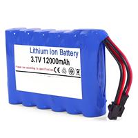Paket Baterai Lithium 3.7V 12000mAh untuk Peralatan Listrik