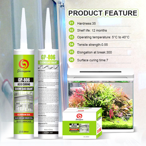 Axit chữa bệnh Silicone <span class=keywords><strong>sealant</strong></span>-UV chống thấm nước <span class=keywords><strong>Sealant</strong></span> cho kính cài đặt, cửa sổ khoảng cách Điền - Product Image 3