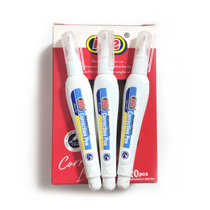 Bolígrafo Corrector de Secado Rápido para Estudiantes con Punta Metálica Segura No Tóxica, Fluidos Correctores No Tóxicos para Uso Escolar - Product Image 1