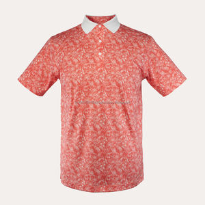 Golf Polo Tops 100% poliéster Polo manga corta Camiseta Anti-Pilling Golf Polo para hombres 180 gramos peso de tela - Product Image 3