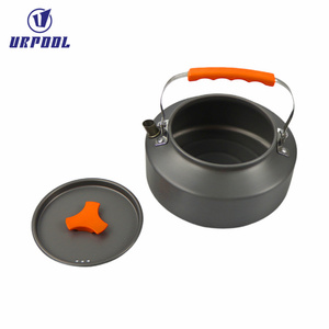 Batterie de cuisine portable en aluminium léger de 1.6 <span class=keywords><strong>litres</strong></span> bouilloire de camping en plein air compacte avec sac de transport pour cafetière - Product Image 3