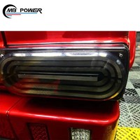 Feux arrière annulaires de style nouveau pour Classe G W463 (2008-2018) – Feux de circulation circulaires noirs et rouges à LED – Accessoires automobiles