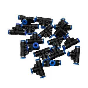 T-connector Plug QST-4 130802 153128 Standard Gas Pipe Outer Diameter 4mm Connector Socket