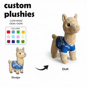Fabricant de jouets en <span class=keywords><strong>peluche</strong></span> personnalisés à faible MOQ, jouets en <span class=keywords><strong>peluche</strong></span> personnalisés, personnages Llama et âne, poupées en <span class=keywords><strong>peluche</strong></span> douces en <span class=keywords><strong>tissu</strong></span> de coton doré - Product Image 1